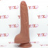 Fallo ultra realistico in silicone Dual Density color carne con ventosa 19,5 x 4 cm. Harding - 2
