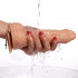 Vibratore Realistico Rotante Color Carne con Testicoli e Ventosa 17,8 x 4 cm. - 1