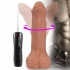 Vibratore Realistico Rotante Color Carne con Testicoli e Ventosa 17,8 x 4 cm. - 7