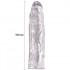 Guaina Ingrossa Pene Stimolante Beck Trasparente 16,5 x 4 cm. - 4