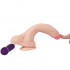 Vibratore Realistico Color Carne con Testicoli e Ventosa 20,5 x 4 cm. - 1