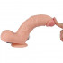 Vibratore Realistico Color Carne con Testicoli e Ventosa 21 x 4,5 cm. - 1