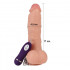 Vibratore Realistico Color Carne con Testicoli e Ventosa 21 x 4,5 cm. - 3