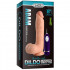 Vibratore Realistico Color Carne con Testicoli e Ventosa 21 x 4,5 cm. - 4