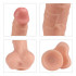 Vibratore Realistico Color Carne con Testicoli e Ventosa 24,5 x 4,8 cm. - 4