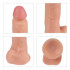 Vibratore Realistico Color Carne con Testicoli e Ventosa 17,5 x 4 cm. - 3