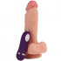 Vibratore Realistico Color Carne con Testicoli e Ventosa 20 x 4 cm. - 0