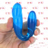 Dildo Doppio Flessibile in Jelly Galaxia Blue 18 x 2,9 cm. - 8