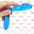 Dildo Doppio Flessibile in Jelly Galaxia Blue 18 x 2,9 cm. - 6