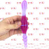 Dildo Doppio Flessibile In Jelly Lavender Line - 3