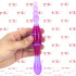 Dildo Doppio Flessibile In Jelly Lavender Line - 2