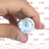 Ovulo vibrante multivelocità telecomandato color argento 5,8 x 2,5 cm. - 2