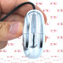 Ovulo vibrante multivelocità telecomandato color argento 5,8 x 2,5 cm. - 1