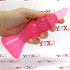 Plug anale rosa a sfere progressive con ventosa 18 x 3,4 cm. - 0