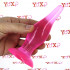 Cuneo Anale con Ventosa 13,8 x 3,5 cm. Rosa - 0