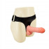 StrapOn per Donna con Dildo e Testicoli 17,5 x 4 cm - 0