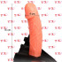 Fallo indossabile cavo color carne con imbracatura 16 x 4 cm. - 6