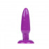 Plug anale viola con ventosa 11,5 x 3,5 cm. - 0