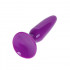 Plug anale viola con ventosa 11,5 x 3,5 cm. - 1