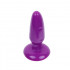 Plug anale viola con ventosa 11,5 x 3,5 cm. - 3