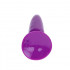 Plug anale viola con ventosa 11,5 x 3,5 cm. - 4