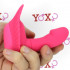 Vibratore Punto G indossabile in silicone rosa 7 x 2,8 cm. - 0