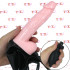 Strap On Gonfiabile per Donna e Imbracatura Elastica 16,5 x 3,5 cm. Rosa - 0
