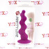 Cuneo anale in silicone fucsia a 7 bolle 15 x 3,5 cm. - 6