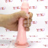 Fallo realistico eiaculante rosa con ventosa e pompa separata 20 x 4 cm. - 0