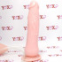 Fallo realistico eiaculante rosa con ventosa e pompa separata 20 x 4 cm. - 4