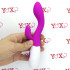 Vibratore Brighty rabbit fucsia in silicone con 30 vibrazioni 20 x 3,4 cm. - 0