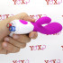 Vibratore Brighty rabbit fucsia in silicone con 30 vibrazioni 20 x 3,4 cm. - 4