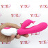 Vibratore rabbit fucsia in silicone con 30 vibrazioni 20,5 x 3,2 cm. - 3