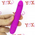 Mini Vibratore Realistico Fucsia in Silicone 12 x 2 cm. - 1