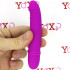 Mini Vibratore Realistico Fucsia in Silicone 12 x 2 cm. - 2