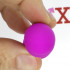 Mini Vibratore Realistico Fucsia in Silicone 12 x 2 cm. - 4