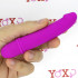 Mini Vibratore Realistico Fucsia in Silicone 12 x 2 cm. - 0