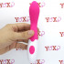Vibratore impermeabile Punto G multifunzione in silicone rosa 18,2 x 3,1 cm. - 2