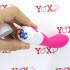 Vibratore impermeabile Punto G multifunzione in silicone rosa 18,2 x 3,1 cm. - 4