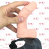Strap On per Donna e Imbracatura Elastica 14 x 3,5 cm. color Carne - 1