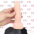 Strap On per Donna e Imbracatura Elastica 14 x 3,5 cm. color Carne - 2
