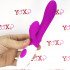 Vibratore rabbit fucsia in silicone con 30 vibrazioni 20 x 3,3 cm. - 1