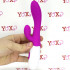 Vibratore rabbit fucsia in silicone con 30 vibrazioni 20 x 3,3 cm. - 2