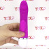 David - Vibratore rabbit fucsia in silicone con setole stimola clitoride 18,8 x 3,5 cm. - 3