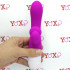 Vibratore rabbit in silicone viola con setole stimola clitoride 18,8 x 3,5 cm. - 2