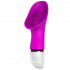 Stimola vagina e clitoride con lingue e setole in silicone fucsia - 1