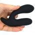 Stimolatore prostata vibrante in silicone nero 12,5 x 3,5 cm. - 1