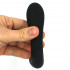 Stimolatore prostata vibrante in silicone nero 12,5 x 3,5 cm. - 3