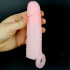 Guaina per Pene con Anello per Testicoli color Carne 15 x 3,6 cm. - 1