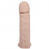 Guaina per Pene con Anello per Testicoli color Carne 15 x 3,6 cm. - 8